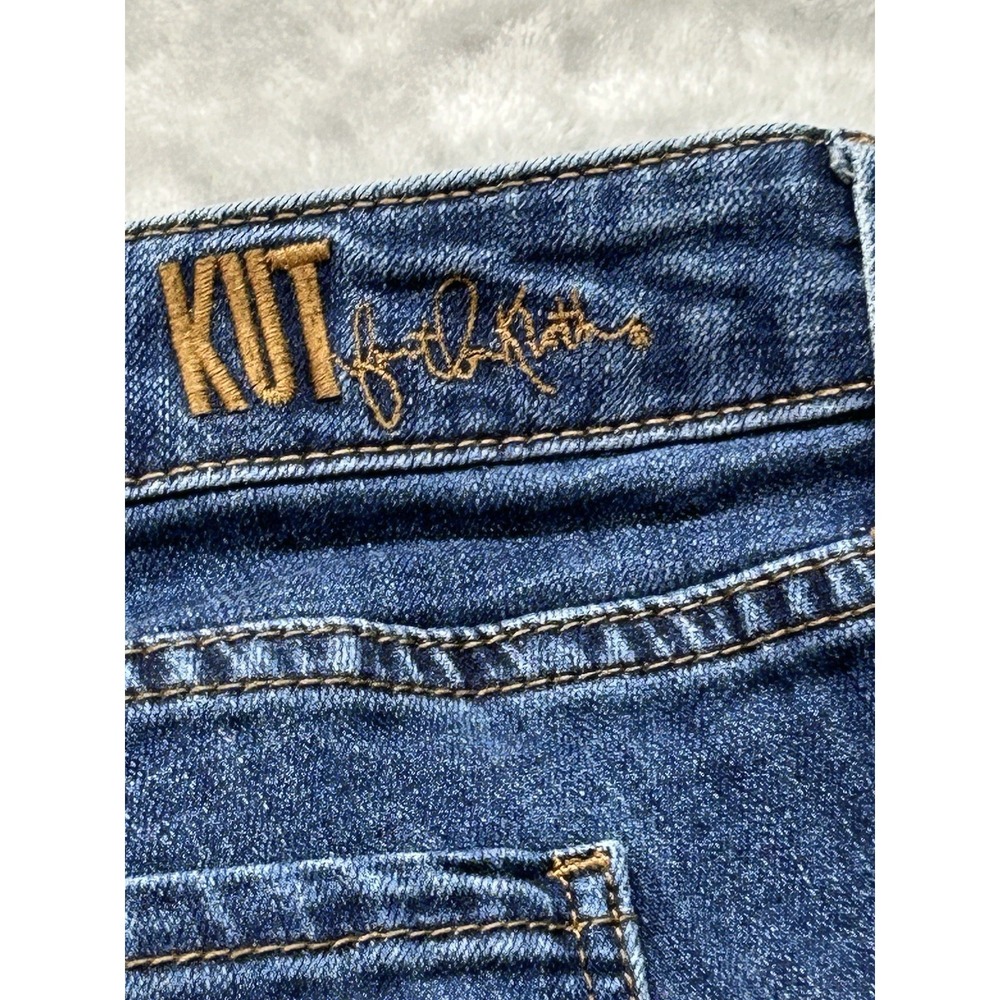 Kut From The Kloth Jean Womens Sz 22W Blue Katy Boyfriend Stretch Faded Denim - Picture 6 of 14